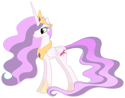 Size: 1980x1549 | Tagged: safe, imported from derpibooru, princess celestia, sweetie belle, alicorn, pony, age progression, alicornified, female, fusion, older, older sweetie belle, palette swap, race swap, recolor, solo, sweetiecorn, vector