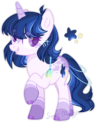 Size: 2228x2780 | Tagged: safe, artist:lazuli, artist:manella-art, artist:mint-light, imported from derpibooru, oc, oc only, oc:load star, pony, unicorn, base used, female, filly, hair over eyes, offspring, one hoof raised, parent:flash sentry, parent:twilight sparkle, parents:flashlight, raised hoof, simple background, solo, teenager, transparent background, white outline