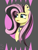 Size: 2401x3157 | Tagged: safe, artist:wilshirewolf, imported from derpibooru, fluttershy, pegasus, pony, fake it 'til you make it, alternate hairstyle, annoyed, bust, ear piercing, earring, edgy, emoshy, female, jewelry, piercing, portrait, solo, tongue out, tongue piercing