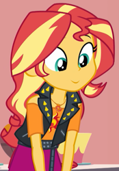 Size: 654x938 | Tagged: safe, imported from derpibooru, screencap, sunset shimmer, equestria girls, holidays unwrapped, spoiler:eqg series (season 2), cropped, cute, female, geode of empathy, magical geodes, shimmerbetes, solo