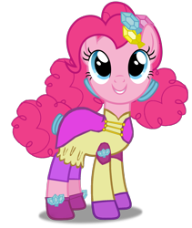 Size: 1731x2048 | Tagged: safe, artist:sunsetshimmer333, imported from derpibooru, pinkie pie, earth pony, pony, equestria girls, legend of everfree, alternate hairstyle, clothes, crystal guardian, cute, diapinkes, equestria girls ponified, female, hoof shoes, human pony pinkie pie, leggings, mare, ponified, shoes, simple background, smiling, solo, transparent background, vector
