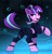 Size: 2100x2165 | Tagged: safe, artist:yakovlev-vad, imported from derpibooru, starlight glimmer, pony, unicorn, alternate hairstyle, anklet, bandana, bedroom eyes, belt, butt, clothes, ear fluff, female, glimmer glutes, jeans, mare, midriff, open mouth, pants, plot, raised hoof, raised tail, s5 starlight, shirt, slim, solo, t-shirt, tail, tail twirl, tail wrap, thin, wristband