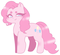Size: 927x862 | Tagged: safe, artist:cutecarrots, imported from derpibooru, pinkie pie, earth pony, pony, beanbrows, cute, diapinkes, eyebrows, female, heart eyes, mare, no pupils, simple background, solo, transparent background, wingding eyes