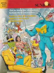 Size: 1204x1600 | Tagged: safe, imported from derpibooru, patch (g1), my little pony tales, '90s, bucky o'hare, conan the barbarian, crossover, g1, littlest pet shop, poster, subway, sunbow, the mask, the tick