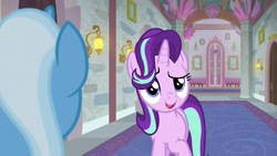 Size: 1920x1080 | Tagged: safe, imported from derpibooru, screencap, starlight glimmer, trixie, pony, a horse shoe-in