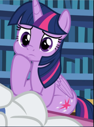 Size: 697x941 | Tagged: safe, imported from derpibooru, screencap, rarity, twilight sparkle, alicorn, pony, unicorn, dragon dropped, cheek squish, cropped, cute, cutie mark, female, hoof on cheek, hoof on chin, mare, offscreen character, raised hoof, sitting, solo, solo focus, squishy cheeks, twiabetes, twilight sparkle (alicorn), wings