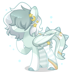 Size: 2745x2798 | Tagged: safe, artist:mint-light, artist:sugaryicecreammlp, imported from derpibooru, oc, oc only, oc:afterglow, dracony, hybrid, ambiguous gender, clothes, hair over eyes, simple background, socks, solo, striped socks, transparent background