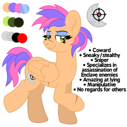Size: 1800x1800 | Tagged: safe, artist:ponkus, imported from derpibooru, oc, oc only, oc:nimbus flare, pegasus, pony, fallout equestria, bedroom eyes, female, mare, reference sheet, scarred, solo