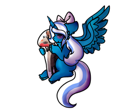 Size: 932x858 | Tagged: safe, artist:skylertheskeleton, imported from derpibooru, oc, oc:fleurbelle, alicorn, pony, alicorn oc, blushing, body pillow, bow, cheek fluff, eyes closed, female, hair bow, mare, medic, team fortress 2