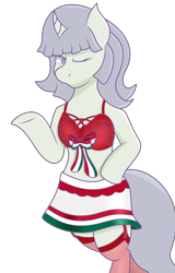 Size: 1790x2794 | Tagged: safe, artist:big brawler, artist:spk, imported from derpibooru, oc, oc only, oc:rosa bianca, anthro, blowing a kiss, breasts, clothes, female, garter belt, garters, independence day, mexican, mexican independence day, midriff, milf, miniskirt, september 16th, sexy, skirt, stockings, thigh highs