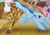 Size: 1063x752 | Tagged: safe, artist:littlehybridshila, imported from derpibooru, gilda, rainbow dash, twilight sparkle, alicorn, big cat, cheetah, griffon, hippopotamus, lion, pegasus, pony, beshte, blurry background, crossover, fuli, kion, paw pads, race, the lion guard, the lion king