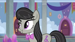 Size: 1920x1080 | Tagged: safe, imported from derpibooru, screencap, octavia melody, pony, a horse shoe-in, dreamworks face, female, mare, solo