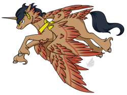 Size: 1024x760 | Tagged: safe, artist:oneiria-fylakas, imported from derpibooru, oc, oc only, oc:mu, oc:mü, braham, original species, pony, cloven hooves, male, simple background, solo, transparent background, unshorn fetlocks