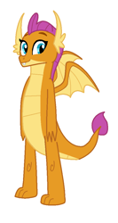 Size: 552x1036 | Tagged: safe, artist:theawesomeguy98201, imported from derpibooru, smolder, dragon, cute, looking at you, older, older smolder, smolderbetes, wings