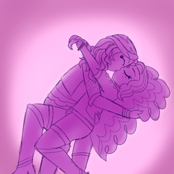 Size: 2250x2250 | Tagged: safe, artist:suchosophie, imported from derpibooru, adagio dazzle, sunset shimmer, human, equestria girls, clothes, cute, dancing, female, freckles, kissing, lesbian, love, romantic, shipping, sunsagio