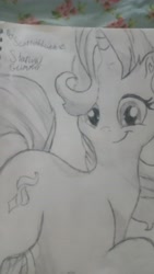 Size: 5312x2988 | Tagged: safe, artist:scottishlunaripoff, imported from derpibooru, starlight glimmer, pony, female, sketch, solo, traditional art