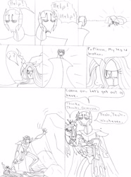 Size: 2256x3040 | Tagged: safe, artist:avispaneitor, imported from derpibooru, queen chrysalis, broken leg, carrying, crossover, general grievous, star wars