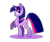 Size: 1024x852 | Tagged: dead source, safe, artist:lucinda250, imported from derpibooru, twilight sparkle, pony, unicorn, deviantart watermark, female, mare, obtrusive watermark, raised hoof, solo, unicorn twilight, watermark