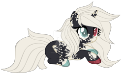 Size: 1280x795 | Tagged: safe, artist:magicdarkart, imported from derpibooru, oc, oc only, alicorn, pony, alicorn oc, deviantart watermark, female, heterochromia, mare, obtrusive watermark, simple background, solo, transparent background, watermark