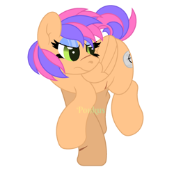 Size: 1800x1800 | Tagged: safe, artist:ponkus, imported from derpibooru, oc, oc only, oc:nimbus flare, pegasus, pony, fallout equestria, angry, female, mare, solo