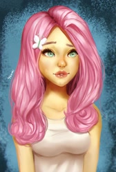 Size: 1280x1908 | Tagged: safe, artist:yaantii, imported from derpibooru, fluttershy, equestria girls, female, realistic, solo