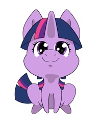 Size: 800x1000 | Tagged: safe, artist:kumakum, imported from derpibooru, twilight sparkle, pony, unicorn, female, mare, sitting, smiling, solo