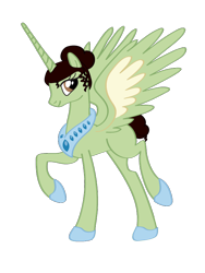 Size: 600x800 | Tagged: safe, artist:melody-serenata, imported from derpibooru, alicorn, pony, alicornified, crossover, female, ponified, princess tiana, race swap, simple background, solo, the princess and the frog, tiana, transparent background