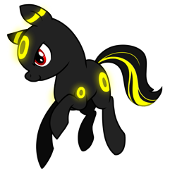 Size: 725x753 | Tagged: safe, artist:nukeleer, imported from derpibooru, pony, umbreon, crossover, pokémon, ponified, simple background, solo, transparent background