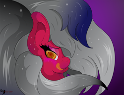 Size: 3279x2523 | Tagged: safe, artist:lunarcipher1, imported from derpibooru, oc, oc only, oc:soul serenity, pegasus, pony, bedroom eyes, blushing, female, licking, licking lips, looking at you, mare, simple background, solo, tongue out