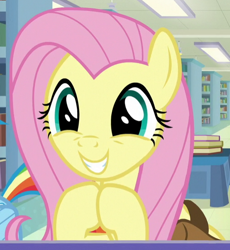 Size: 506x549 | Tagged: safe, imported from derpibooru, screencap, fluttershy, pony, daring doubt, cropped, cute, shyabetes