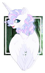 Size: 1874x3044 | Tagged: safe, artist:starling-sentry-yt, artist:x-dainichi-x, imported from derpibooru, oc, oc only, oc:pure star alium, alicorn, pony, bust, female, mare, portrait, solo