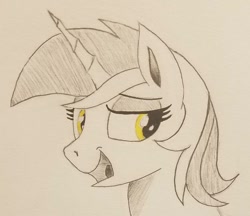 Size: 962x831 | Tagged: safe, artist:polar_storm, imported from derpibooru, lyra heartstrings, pony, unicorn, female, mare, simple background, sketch, solo, traditional art, white background