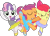 Size: 959x696 | Tagged: safe, artist:angrymetal, imported from derpibooru, apple bloom, scootaloo, sweetie belle, earth pony, pegasus, pony, unicorn, 1000 hours in ms paint, arms in the air, arms out, ballerina, ballerinas, bloomerina, clothes, cutie mark crusaders, en pointe, eyes closed, eyes open, one arm up, open mouth, scootarina, scootatutu, scootutu, simple background, sweetierina, transparent background, tutu, tutus