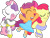 Size: 901x686 | Tagged: safe, artist:angrymetal, imported from derpibooru, apple bloom, scootaloo, sweetie belle, earth pony, pegasus, pony, unicorn, 1000 hours in ms paint, arms in the air, arms out, ballerina, ballerinas, ballet, ballet slippers, bloomerina, clothes, cutie mark crusaders, eyes closed, incorrect arm anatomy, mouths open, one arm up, scootarina, scootatutu, scootutu, simple background, sweetierina, transparent background, tutu, tutus