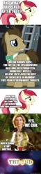 Size: 500x2106 | Tagged: safe, deleted from derpibooru, edit, edited screencap, imported from derpibooru, screencap, doctor whooves, roseluck, time turner, human, comic:the epilogue, comic, doctor who, fanfic art, irl, irl human, photo, rose tyler, screencap comic, the doctor, the end, thirteenth doctor