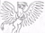 Size: 3195x2345 | Tagged: safe, artist:mfg637, imported from derpibooru, gilda, griffon, female, simple background, sketch, solo, traditional art