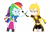 Size: 4000x2525 | Tagged: safe, artist:lhenao, imported from derpibooru, rainbow dash, human, pegasus, pony, equestria girls, crossover, ember celica, equestria girls-ified, geode of super speed, humanized, magical geodes, robotic arm, rwby, yang xiao long