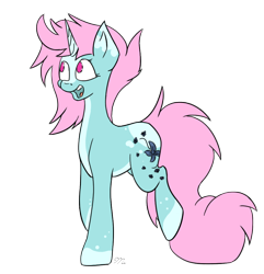 Size: 914x947 | Tagged: safe, artist:miaowwww, imported from derpibooru, oc, oc only, oc:scoops, pony, unicorn, happy, unicorn oc