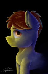 Size: 3300x5100 | Tagged: safe, artist:supermoix, imported from derpibooru, oc, oc only, earth pony, pony, cute, dark, digital art, male, solo