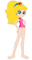 Size: 318x595 | Tagged: safe, artist:selenaede, artist:user15432, imported from derpibooru, human, equestria girls, barefoot, barely eqg related, base used, clothes, crossover, crown, ear piercing, earring, equestria girls style, equestria girls-ified, feet, jewelry, leotard, mario & sonic, mario & sonic at the london 2012 olympic games, mario & sonic at the olympic games, mario and sonic, mario and sonic at the olympic games, olympics, piercing, princess peach, regalia, simple background, solo, super mario bros., swimsuit, transparent background