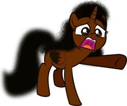 Size: 7000x5848 | Tagged: safe, artist:lincolnbrewsterfan, imported from derpibooru, oc, oc only, oc:nocturnal vision, alicorn, pony, alicorn oc, colored wings, crying, distress, distressed, gradient wings, heartbreak, horn, nc-tv, nc-tv:creator ponified, realistic mane, simple background, solo, tears of pain, transparent background, uvula, vector, why, wings