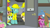 Size: 1920x1080 | Tagged: safe, imported from derpibooru, screencap, banana mash, petal smiles, summermint, earth pony, the last laugh, hard hat, plushie