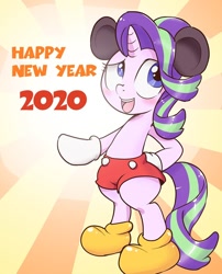 Size: 968x1200 | Tagged: safe, artist:k-nattoh, imported from derpibooru, starlight glimmer, pony, unicorn, 2020, bipedal, clothes, cosplay, costume, cute, female, glimmerbetes, happy new year, happy new year 2020, holiday, hoof gloves, mickey mouse, mouse costume, solo, year of the rat