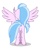 Size: 385x483 | Tagged: safe, artist:twilight-twinkle, imported from derpibooru, silverstream, classical hippogriff, hippogriff, butt, featureless crotch, female, plot, rear view, simple background, solo, spread wings, streambutt, white background, wings