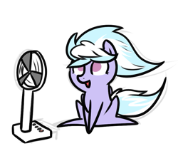 Size: 795x698 | Tagged: safe, artist:neuro, imported from derpibooru, cloudchaser, pegasus, pony, cute, cutechaser, fan, female, mare, no pupils, open mouth, pointy legs, silly, silly pony, simple background, sitting, solo, transparent background, windswept mane