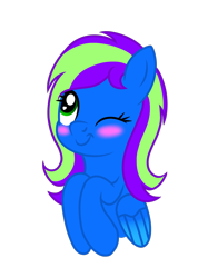 Size: 896x1200 | Tagged: safe, artist:itsnovastarblaze, artist:xxxdavid09xxx, imported from derpibooru, oc, oc only, oc:blazey, oc:novastar blaze, pegasus, pony, blushing, cute, female, folded wings, heart eyes, looking up, mare, ocbetes, one eye closed, pegasus oc, simple background, solo, transparent background, wingding eyes, wings, wink