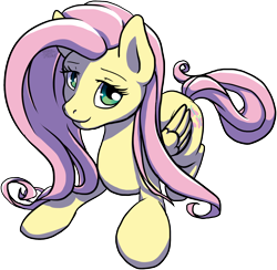 Size: 1404x1368 | Tagged: safe, alternate version, artist:theweakfreak, imported from derpibooru, fluttershy, pegasus, pony, cute, female, mare, prone, shyabetes, simple background, solo, transparent background