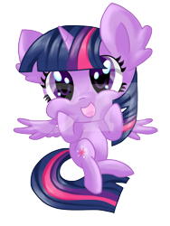 Size: 768x1024 | Tagged: safe, artist:sunshineshiny, imported from derpibooru, twilight sparkle, alicorn, pony, cheek squish, chibi, cute, ear fluff, female, mare, open mouth, simple background, solo, squishy cheeks, transparent background, twiabetes, twilight sparkle (alicorn)