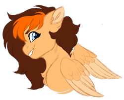 Size: 1024x831 | Tagged: safe, artist:azure-art-wave, imported from derpibooru, oc, oc only, oc:aerion featherquill, pegasus, pony, bust, female, mare, portrait, simple background, solo, transparent background