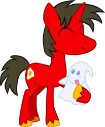 Size: 2343x2832 | Tagged: safe, artist:shadymeadow, imported from derpibooru, oc, oc only, oc:fried egg, ghost, pony, unicorn, male, plushie, solo, stallion